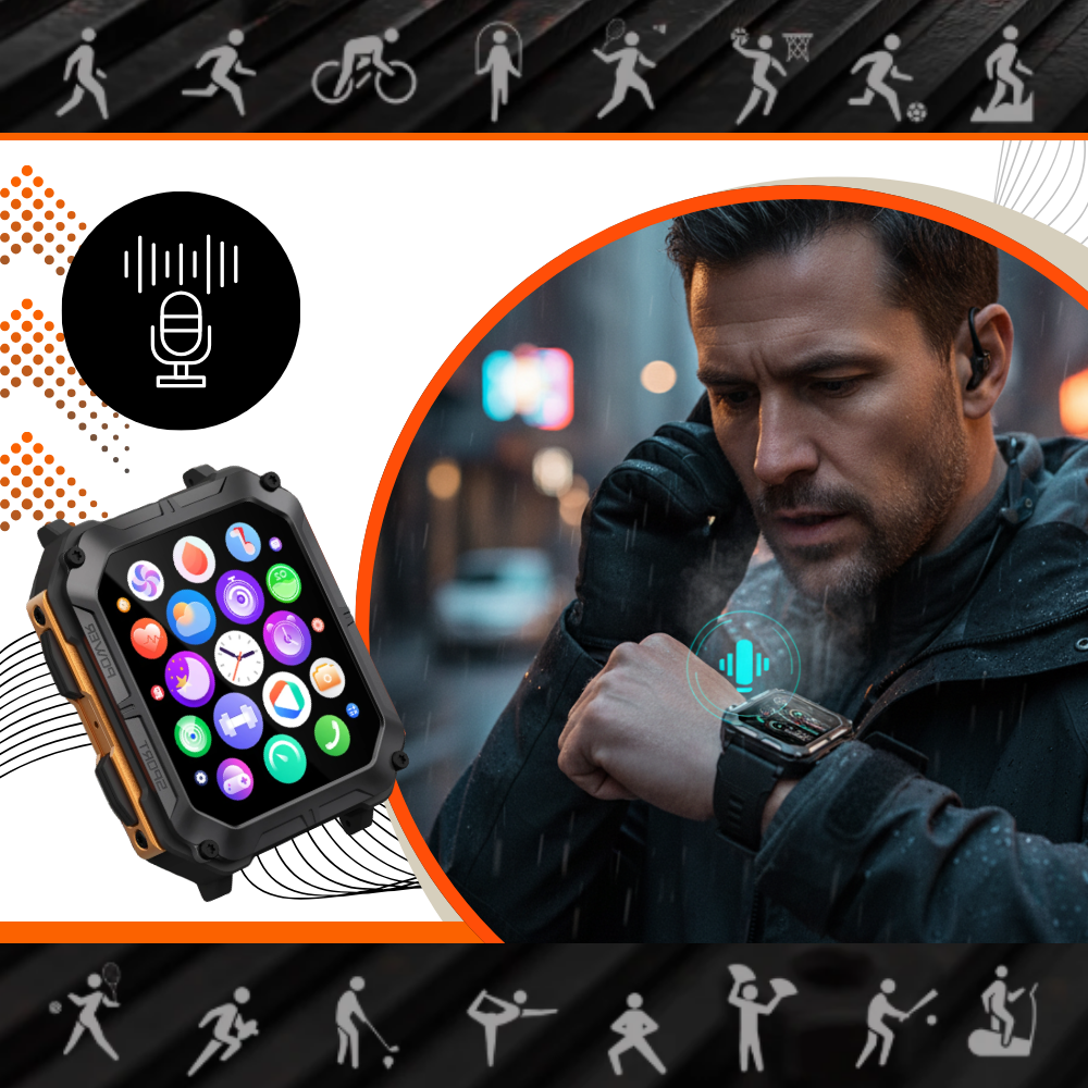 Reloj táctico inteligente con blindaje - Ozerty