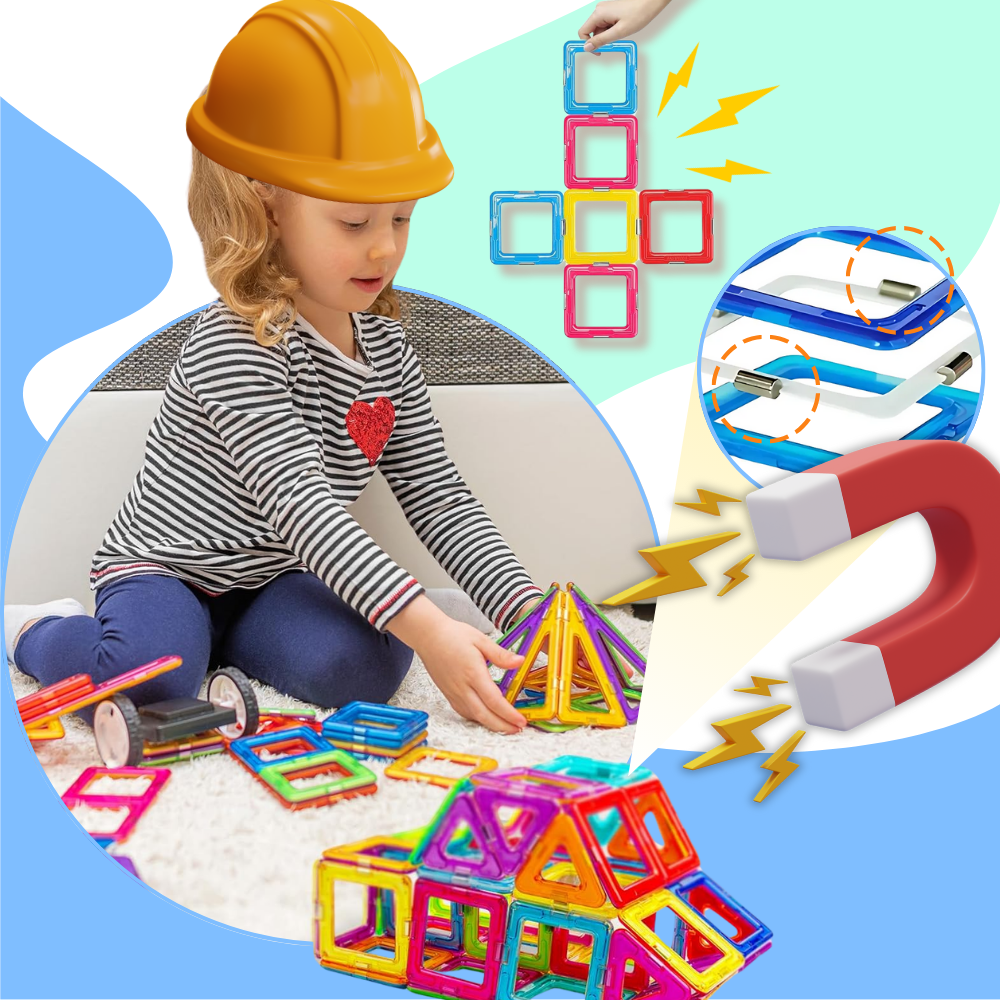 Bloques de juguete magnéticos - Ozerty