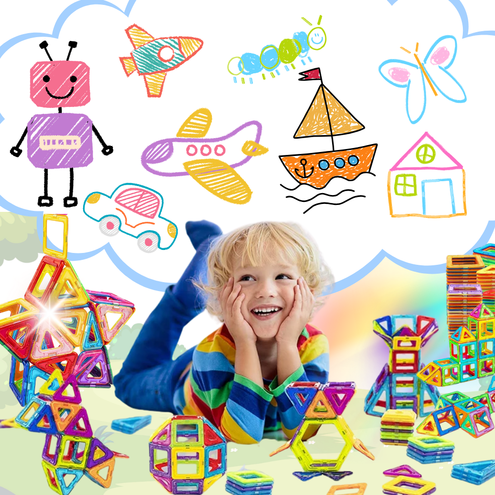 Bloques de juguete magnéticos - Ozerty