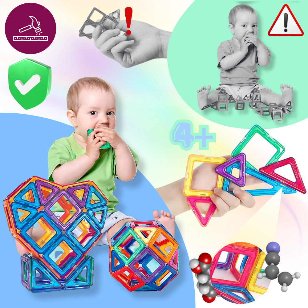 Bloques de juguete magnéticos - Ozerty