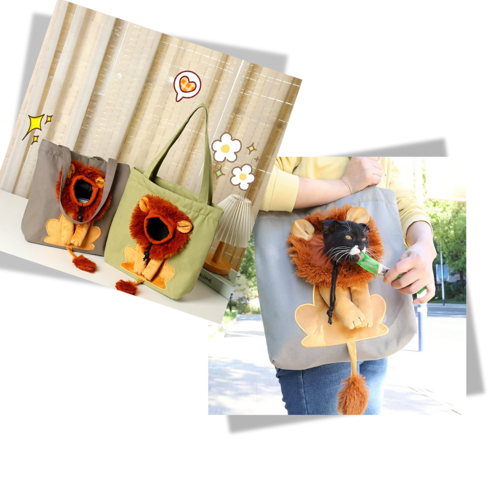 Bolsa transportín transpirable para gatos - Ozerty