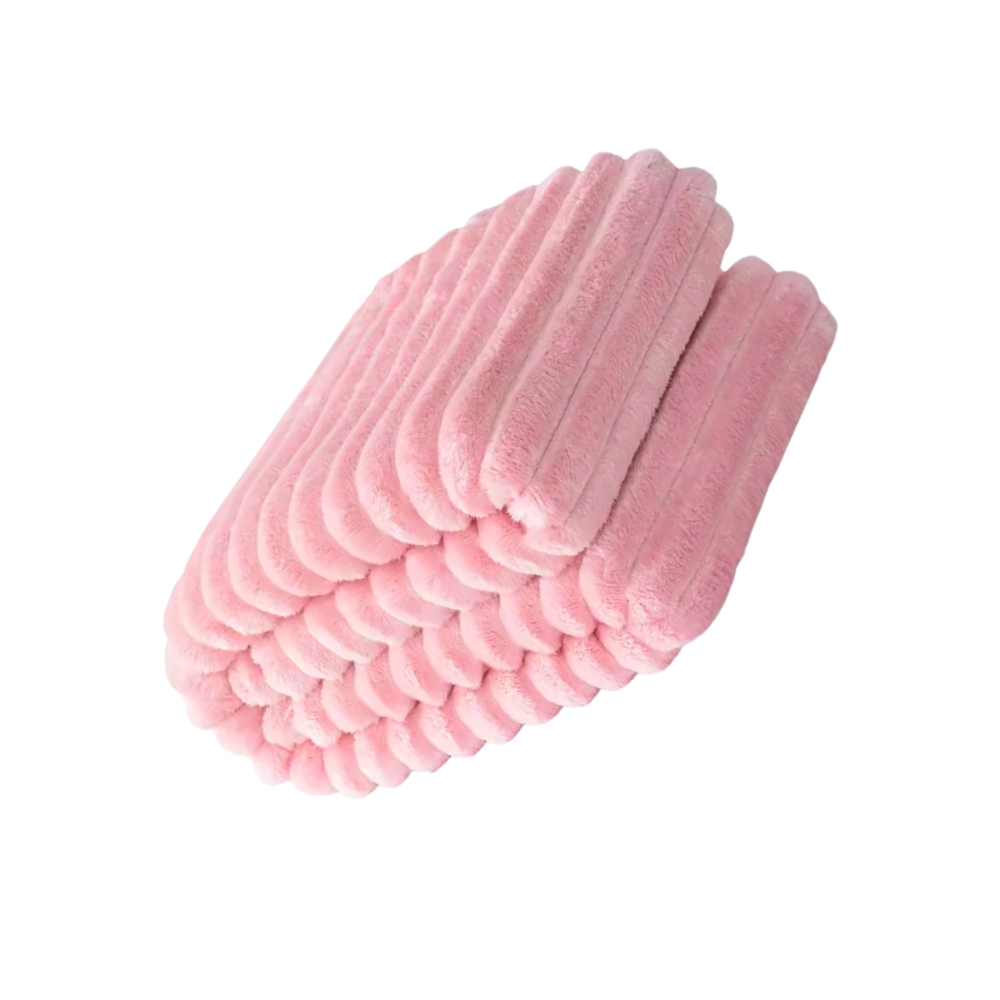 Manta de franela suave y acogedora -Rosa - Ozerty