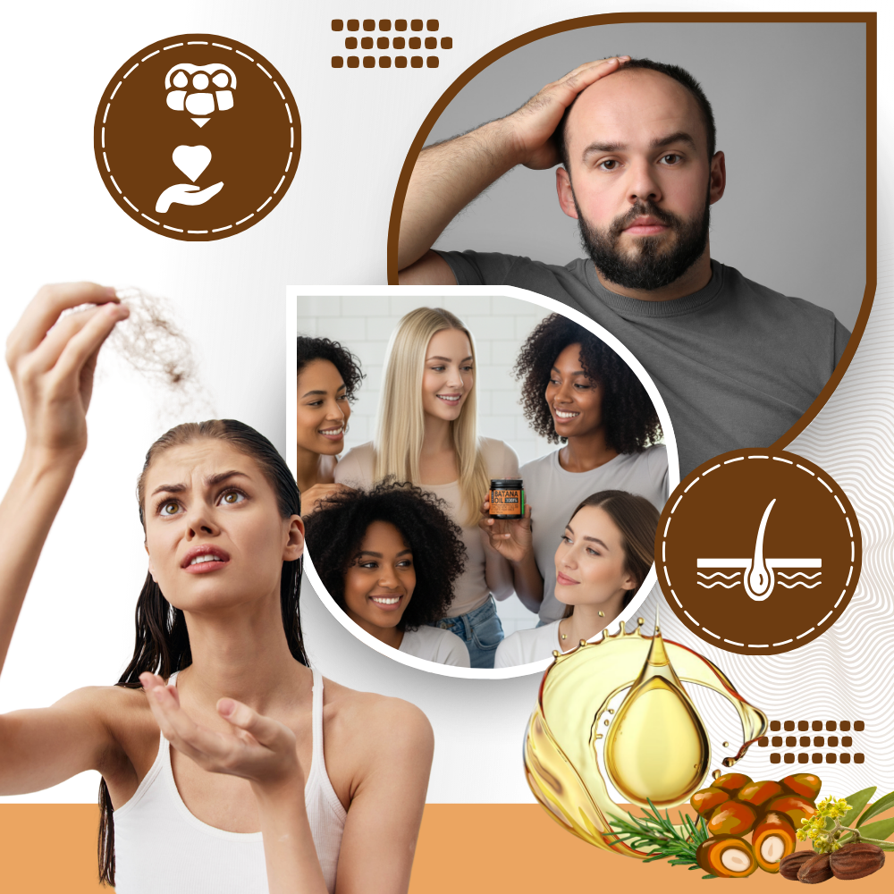 Mascarilla capilar de aceite de batana, suave y nutritiva - Ozerty