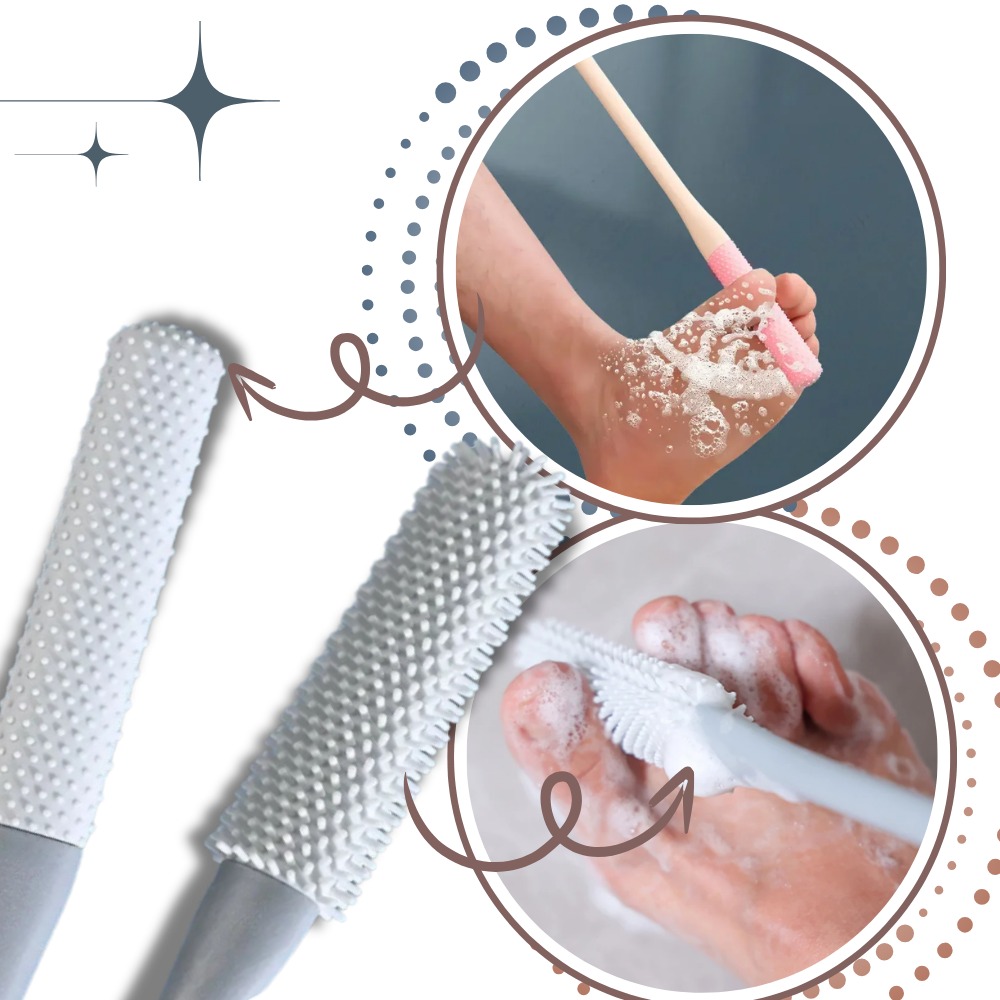 Cepillo para pies con cerdas suaves - Ozerty