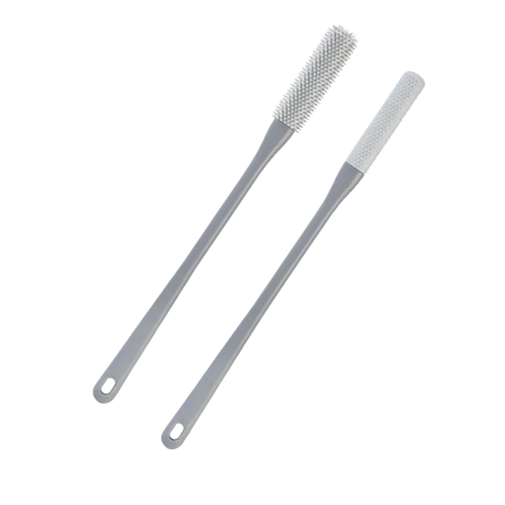 Cepillo para pies con cerdas suaves -Gris - Ozerty