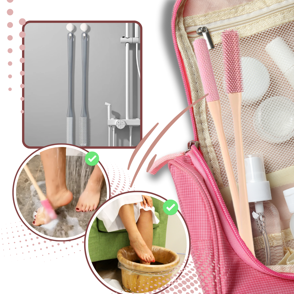 Cepillo para pies con cerdas suaves - Ozerty