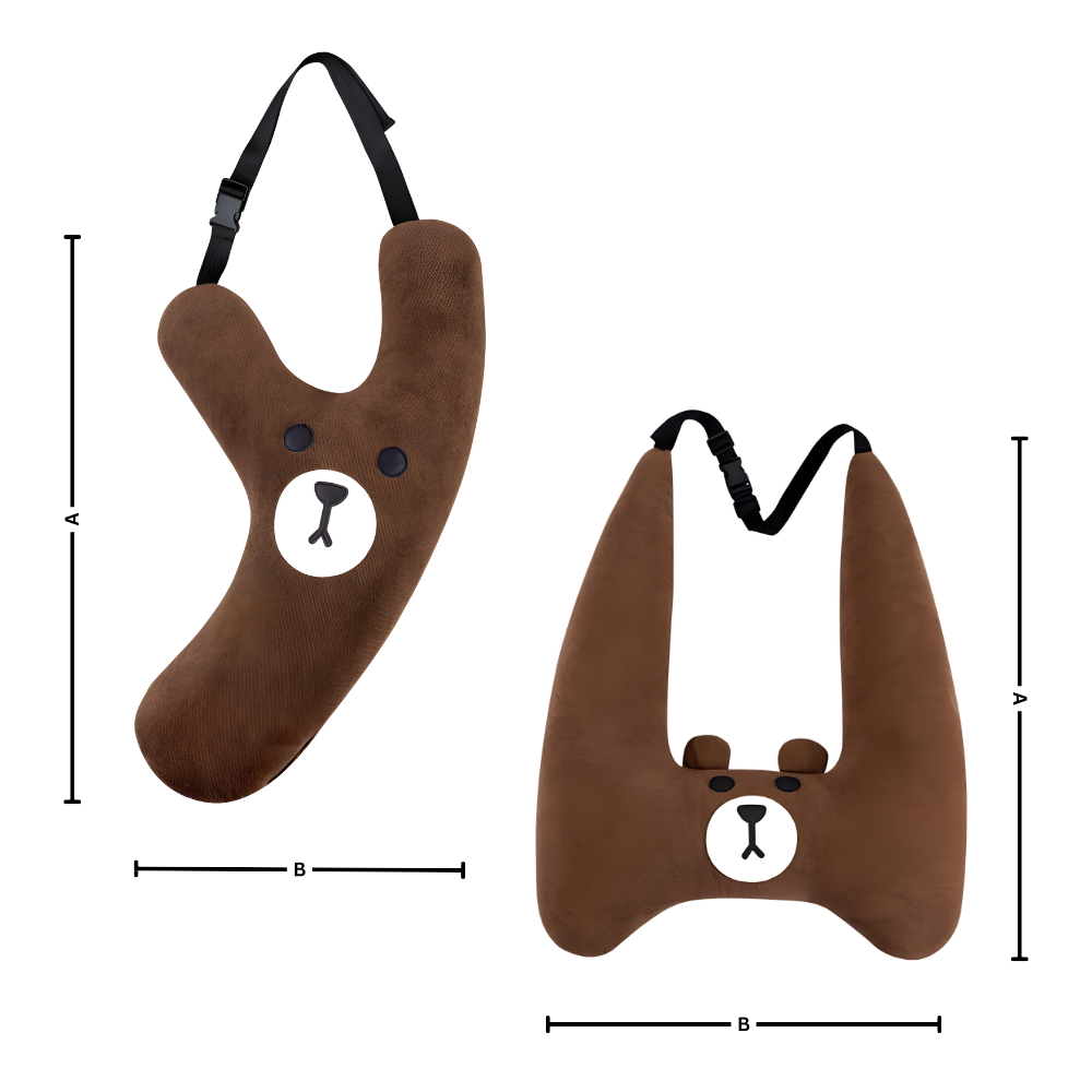 Almohada suave con relieve para el cinturón de seguridad infantil - Ozerty