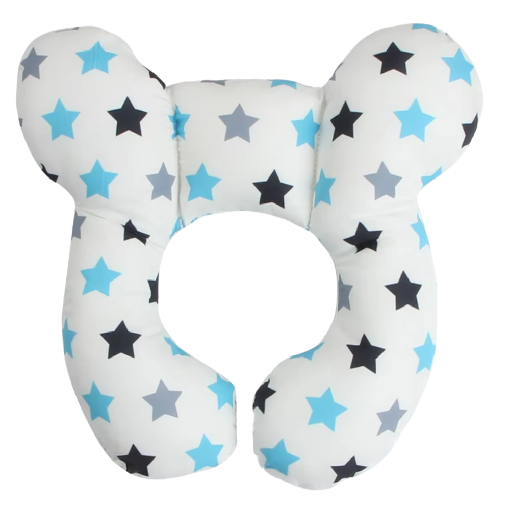 Cojín de cuello para bebés -Estrellas multicolores - Ozerty