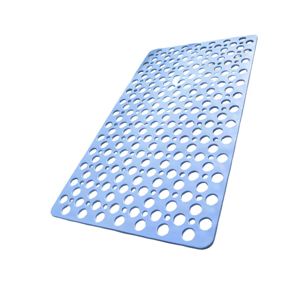 Alfombrilla de baño relajante y segura -Azul - Ozerty