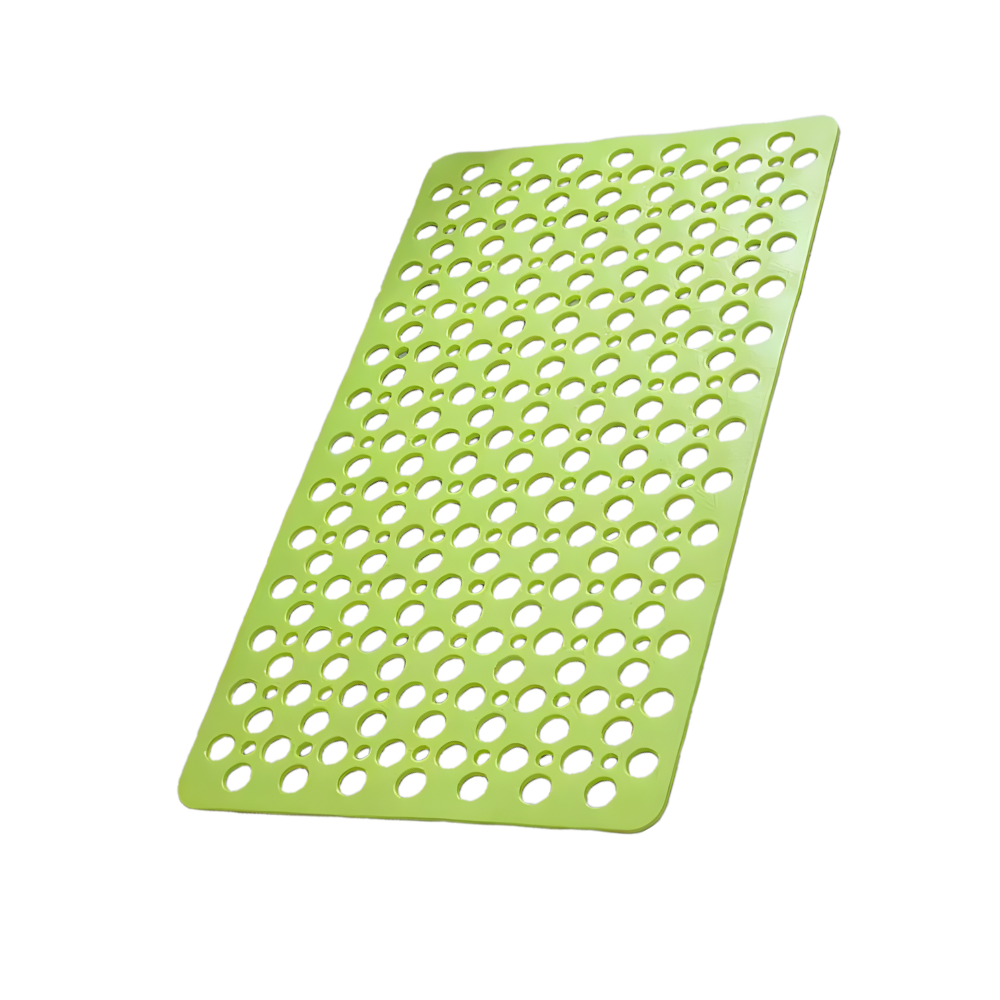Alfombrilla de baño relajante y segura -Verde - Ozerty