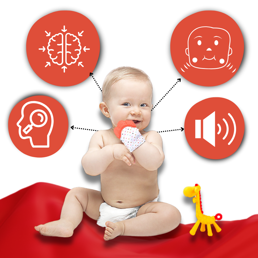 Manopla calmante para la dentición
- Ozerty