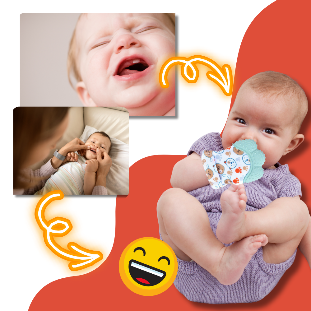 Manopla calmante para la dentición
- Ozerty