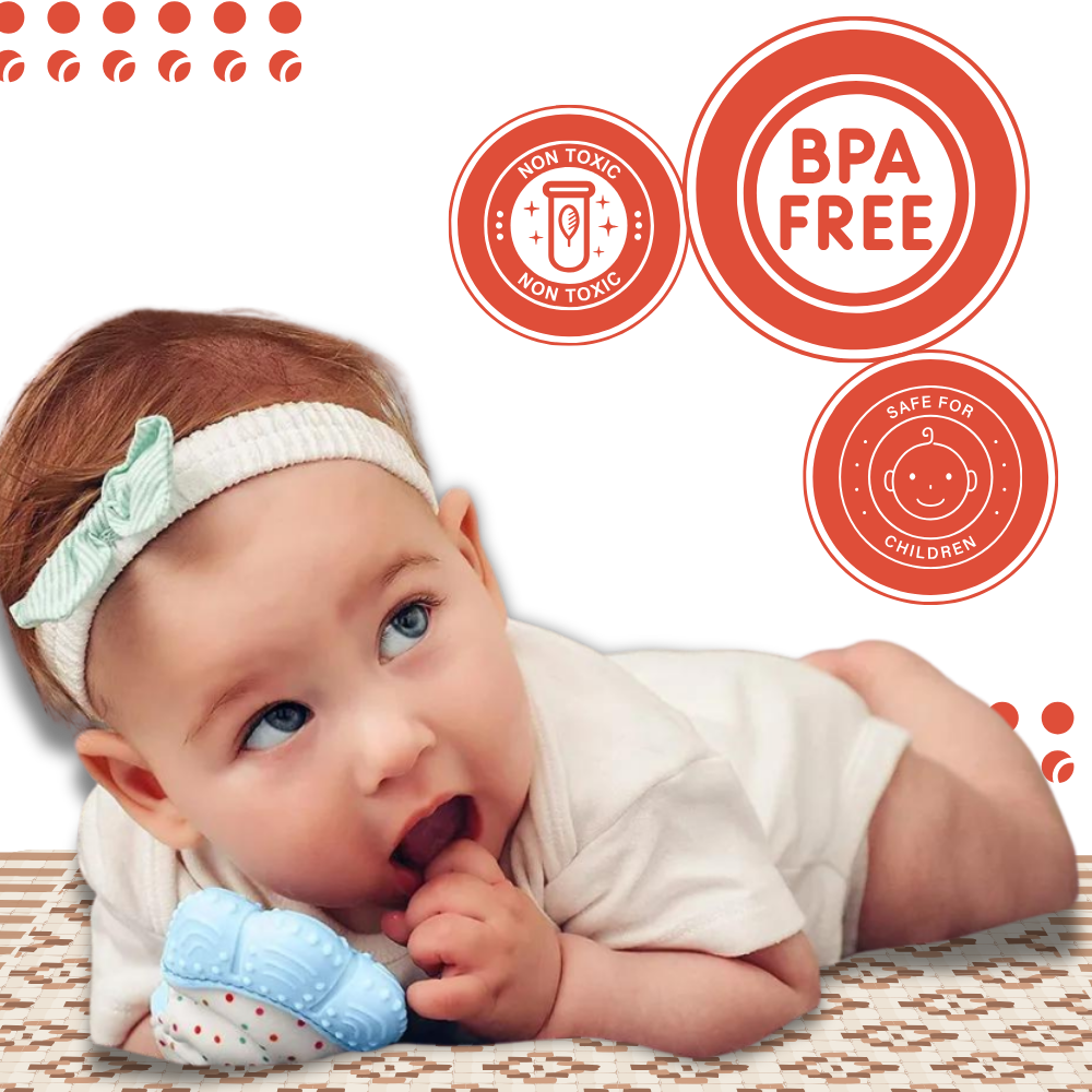 Manopla calmante para la dentición
- Ozerty