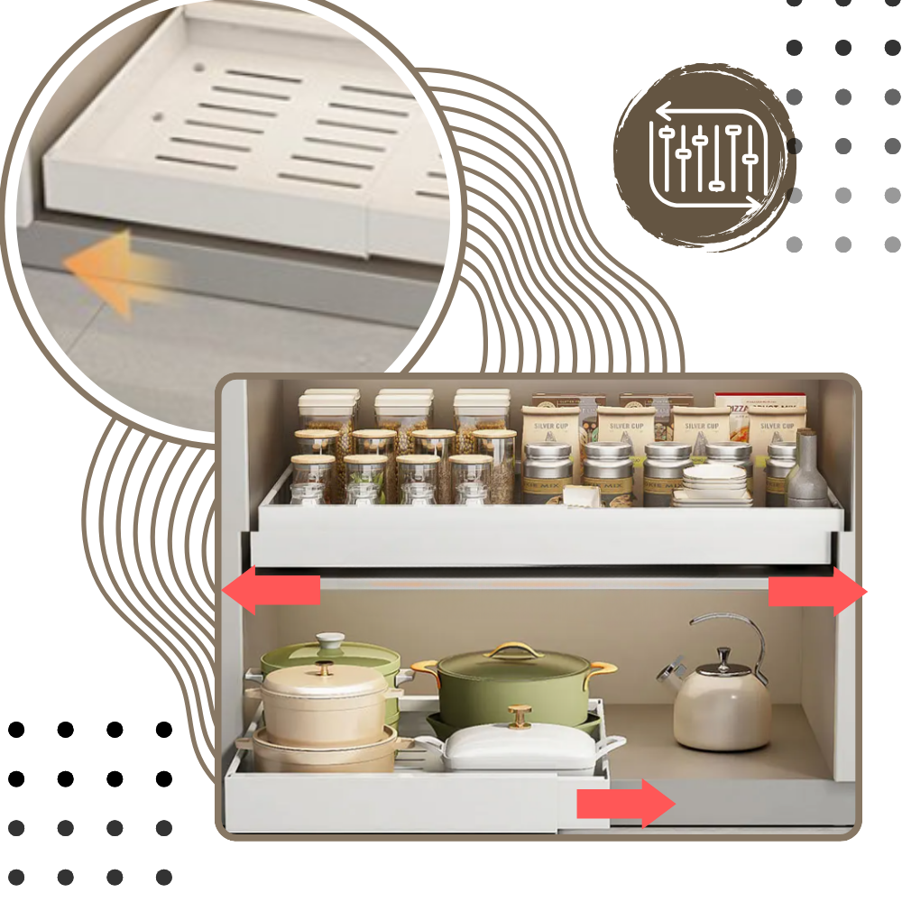 Organizador de armarios extraíble
- Ozerty