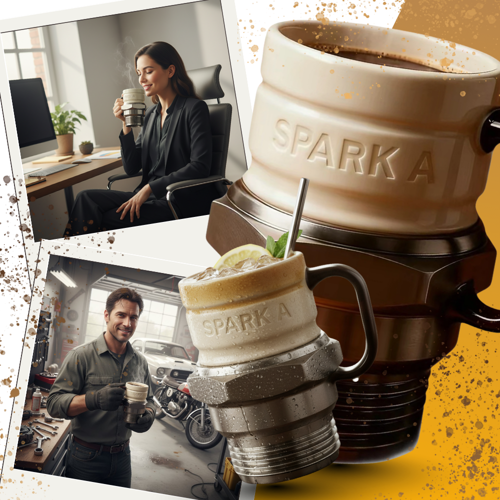 Taza novedosa con bujía - Ozerty