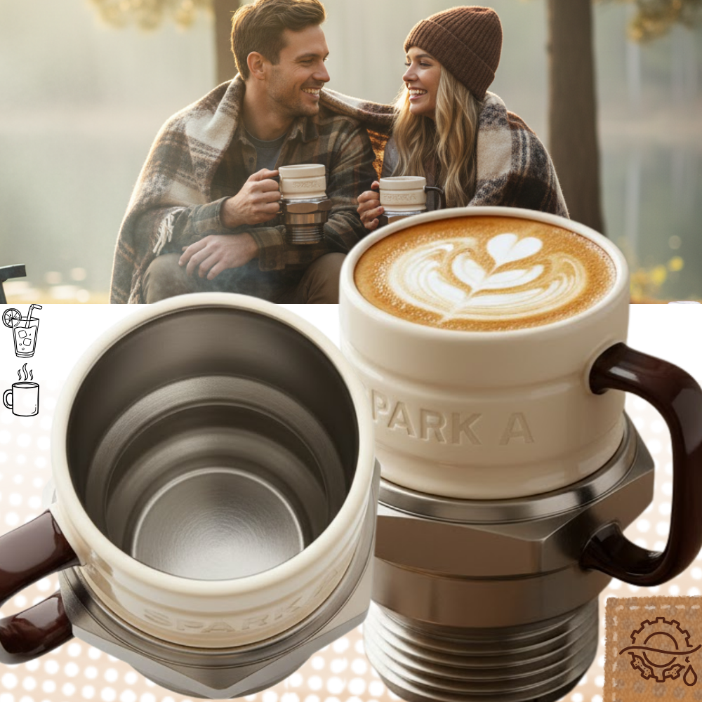 Taza novedosa con bujía - Ozerty