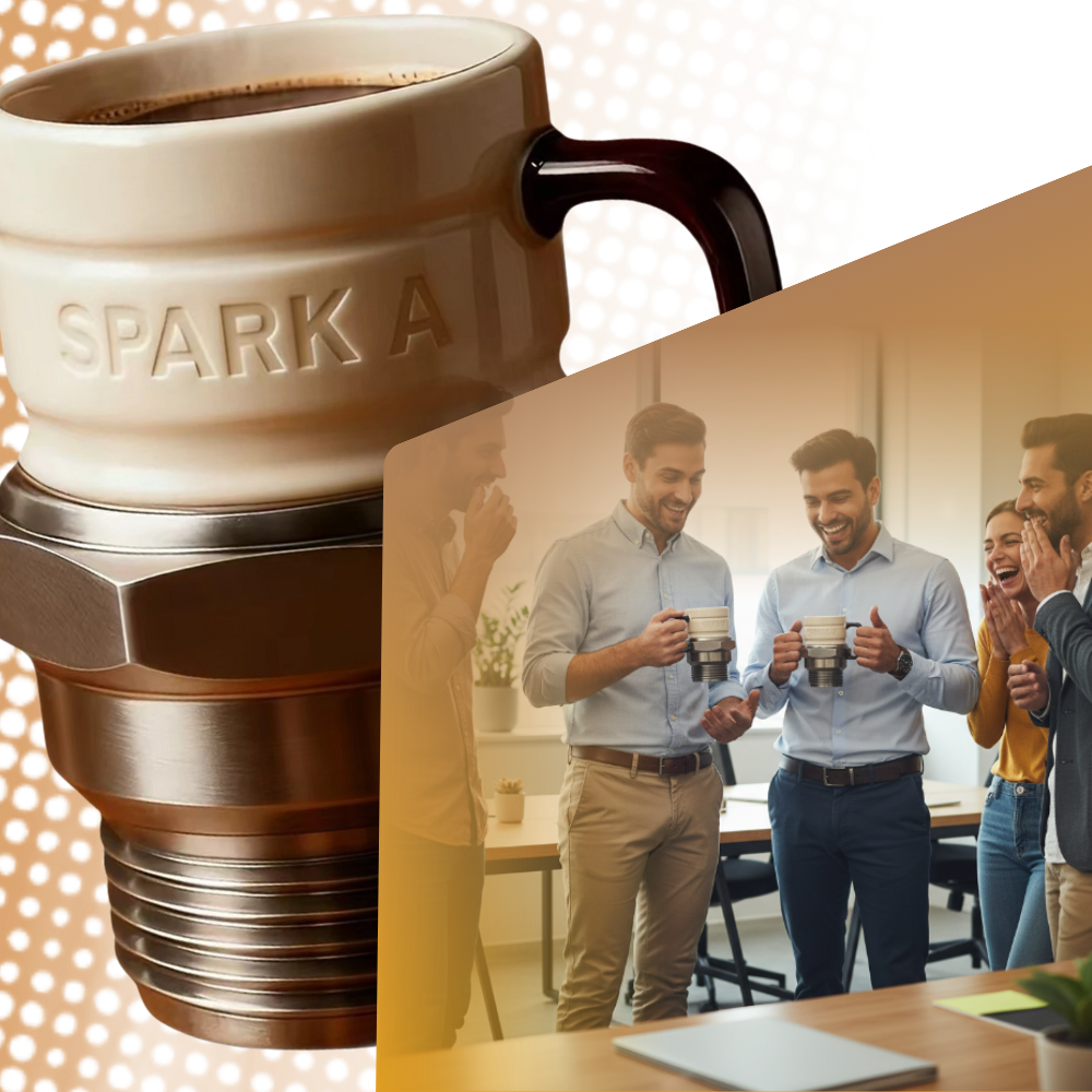 Taza novedosa con bujía - Ozerty