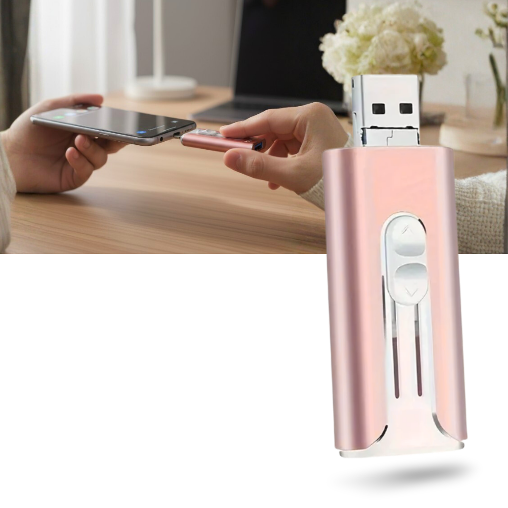 Memoria USB 3 en 1 de transferencia rápida - Ozerty