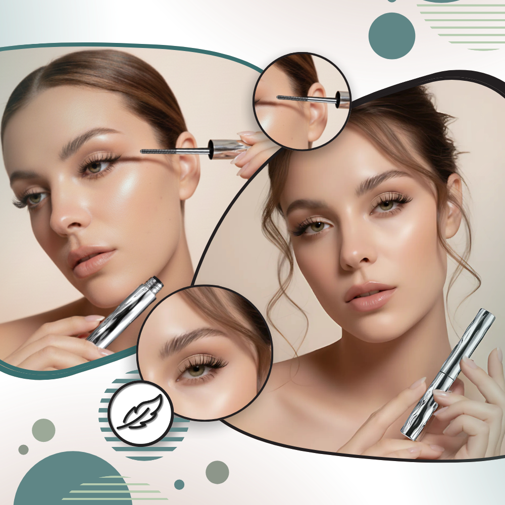 Máscara de pestañas alargadora con cepillo de acero - Ozerty