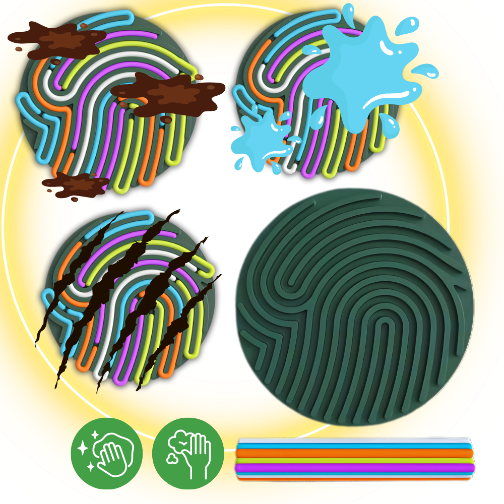 Tablero con actividades sensoriales para alivio del estrés - Ozerty