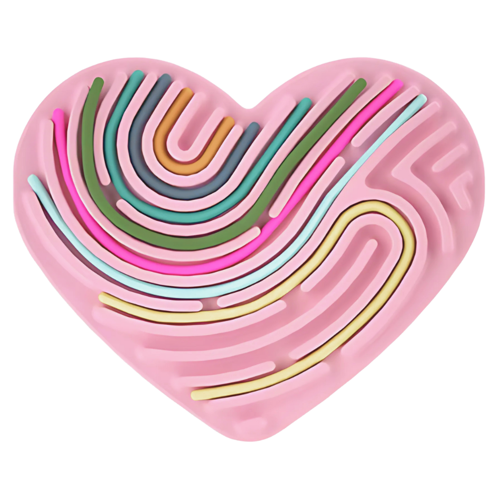 Tablero con actividades sensoriales para alivio del estrés -Rosa - Ozerty