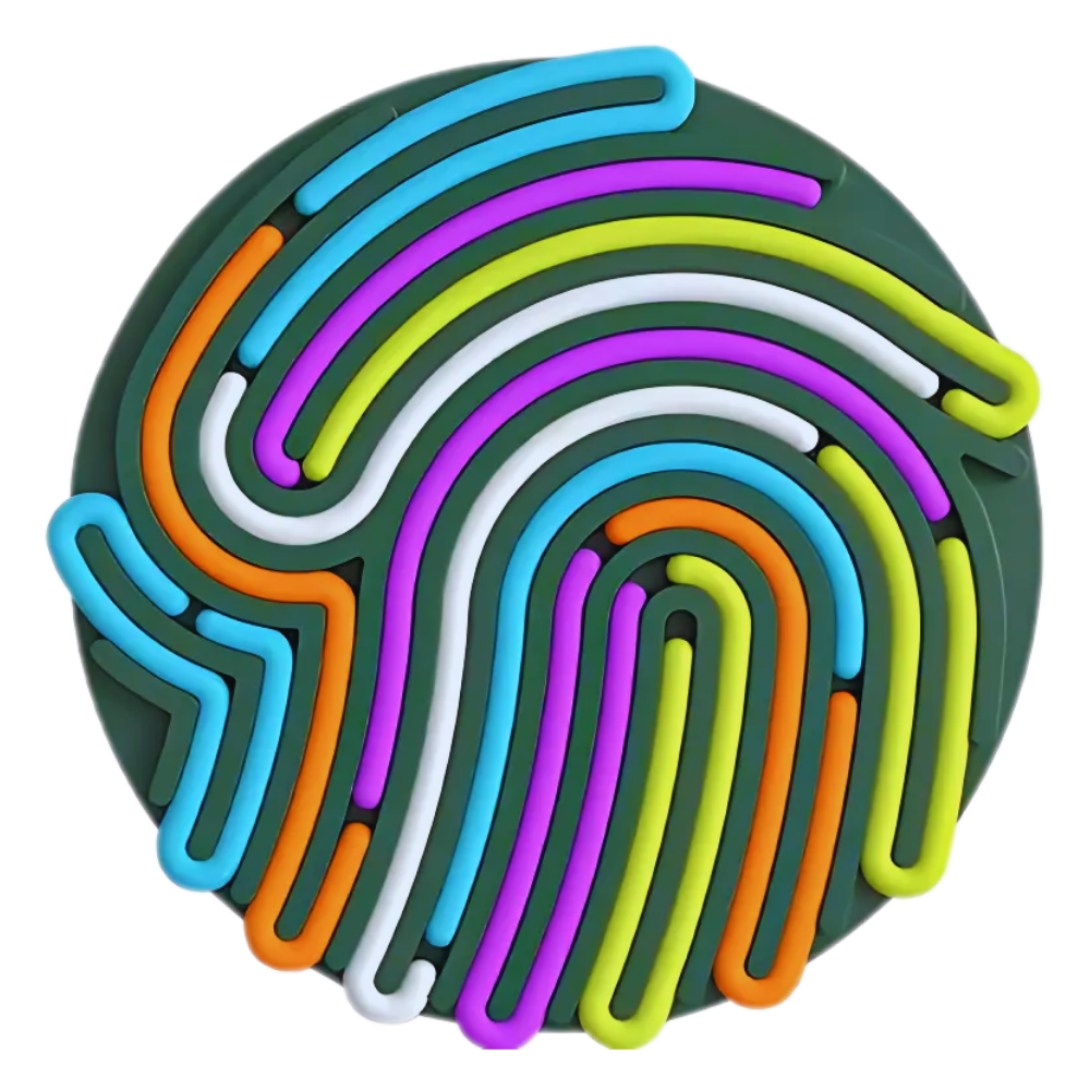 Tablero con actividades sensoriales para alivio del estrés -Verde - Ozerty