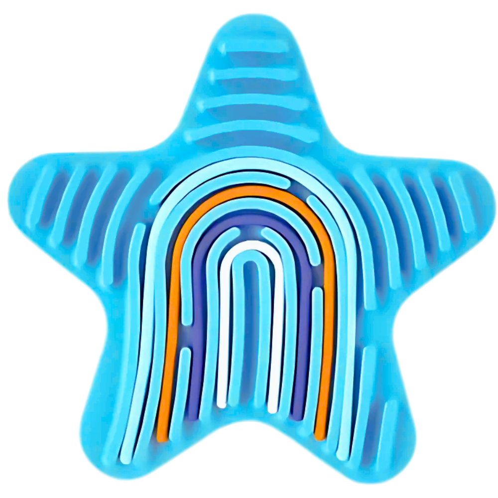 Tablero con actividades sensoriales para alivio del estrés -Cielo azul - Ozerty