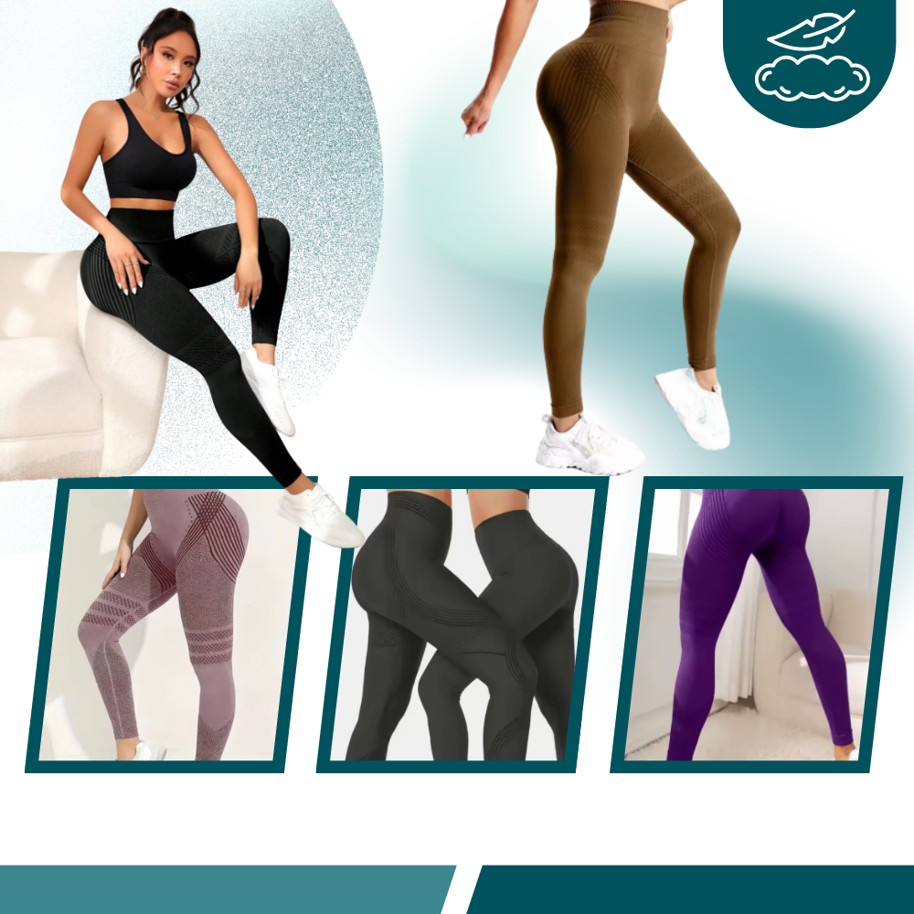 Mallas 3D elásticas sin costuras con compresión - Ozerty
