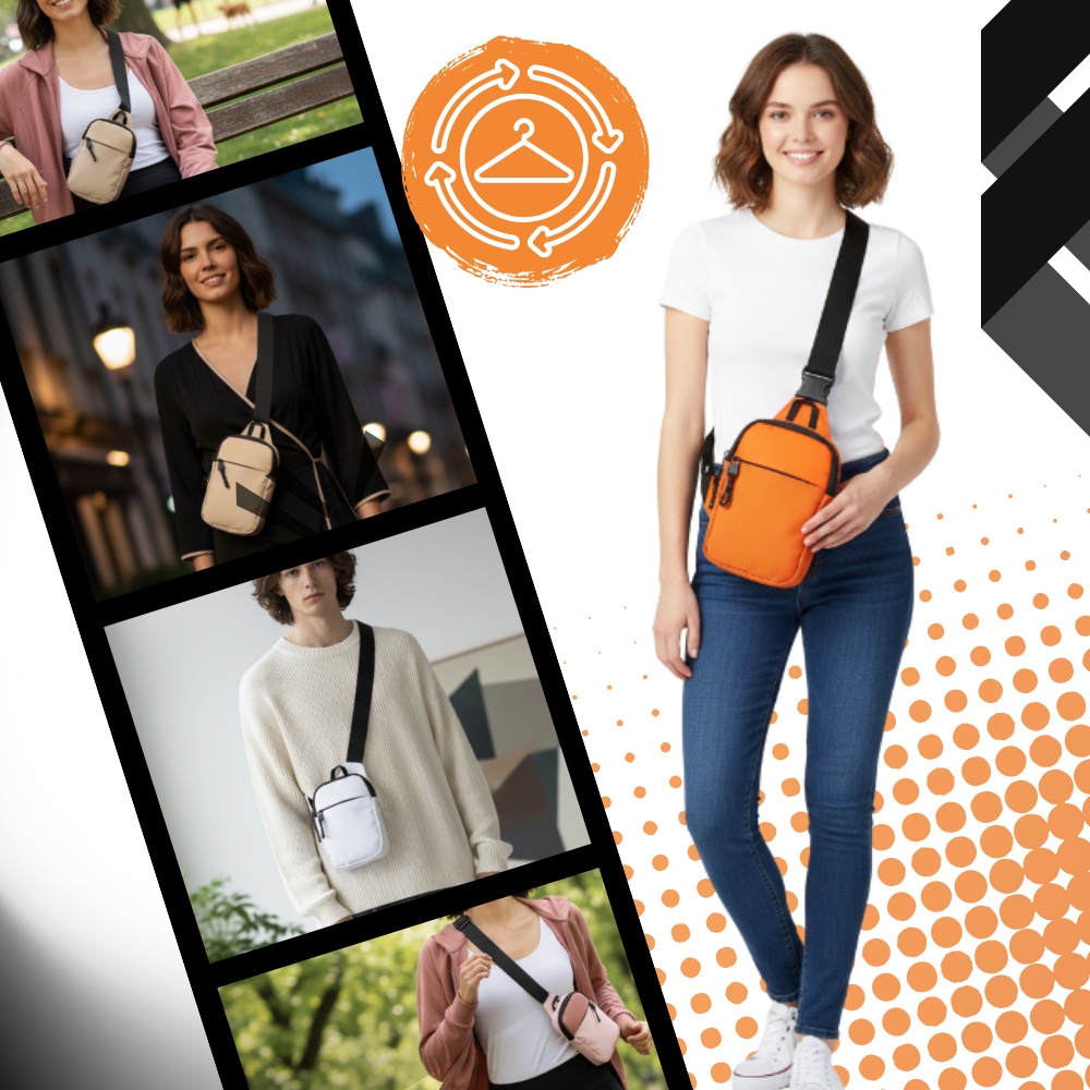 Elegante mini bolso bandolera - Ozerty