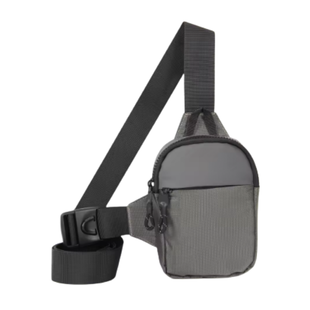 Elegante mini bolso bandolera -Gris - Ozerty