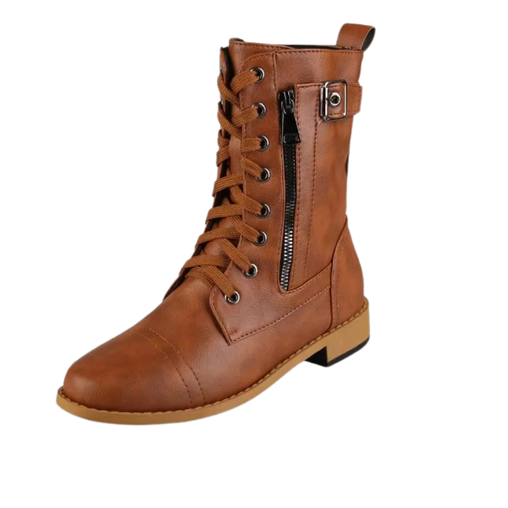 Elegantes botas antideslizantes -Marrón - Ozerty