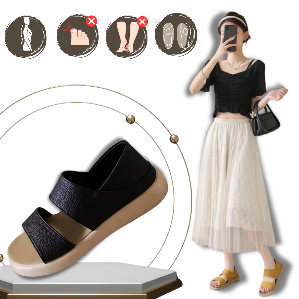 Elegantes sandalias ortopédicas antideslizantes
- Ozerty