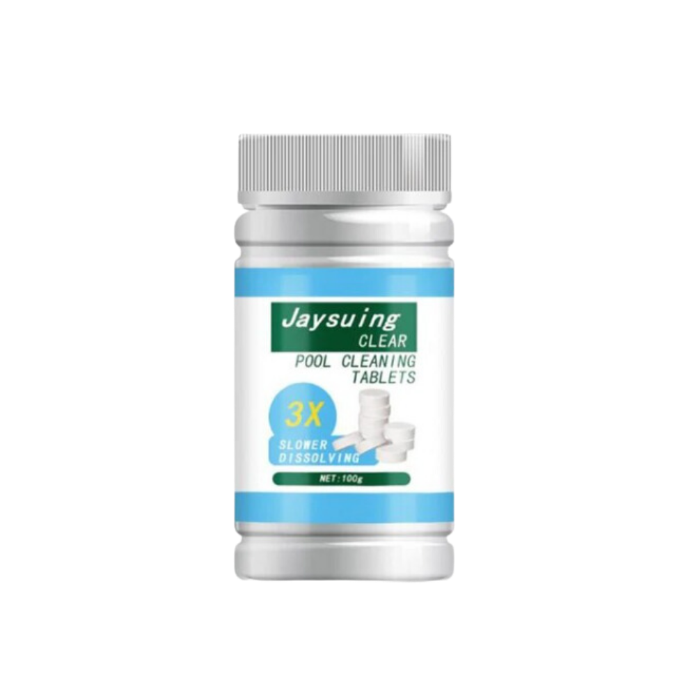 Pastillas de cloro limpiadoras para piscinas
-100 g / 3.52 oz - Ozerty