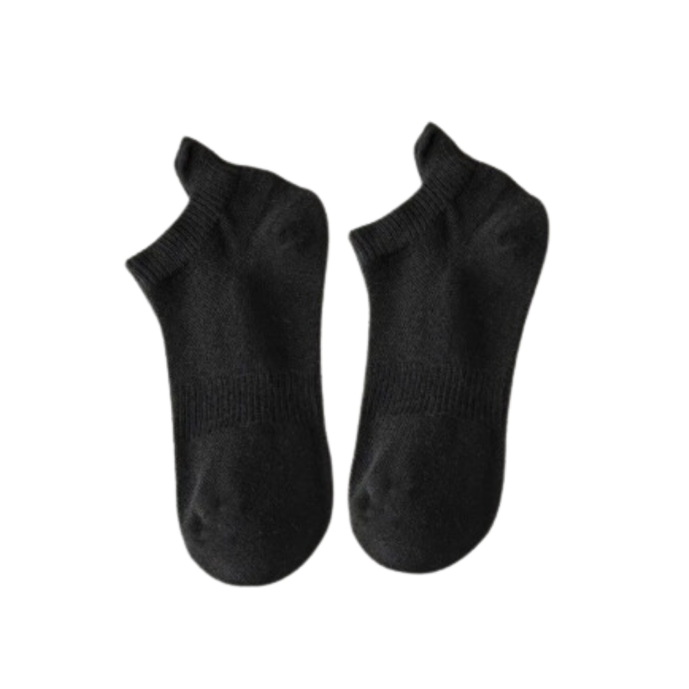 Calcetines tobilleros para hombre
-Negro/EU38-45/UK5-12/US6-14 - Ozerty