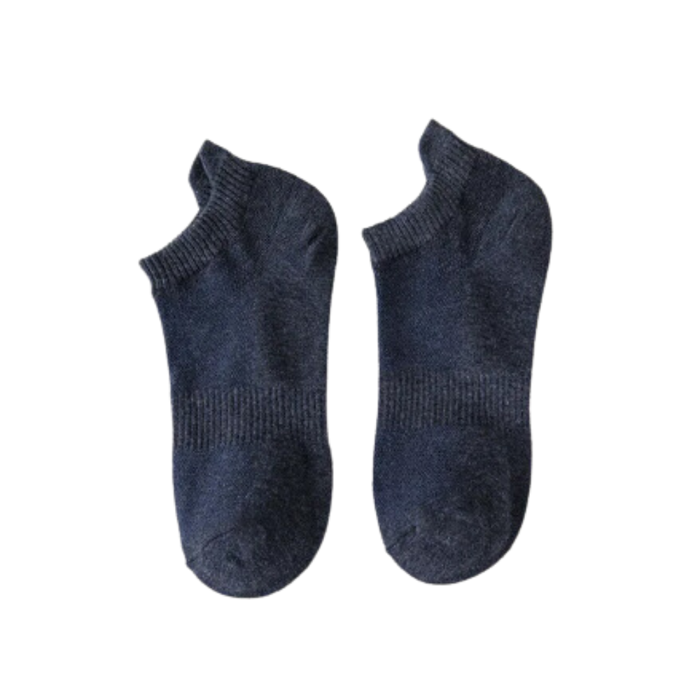 Calcetines tobilleros para hombre
-Azul marino/EU38-45/UK5-12/US6-14 - Ozerty