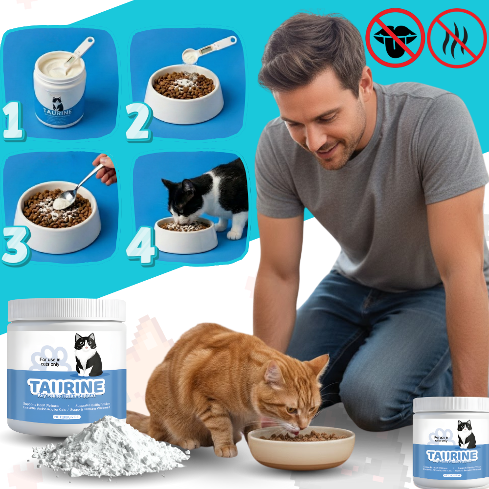 Suplemento para gatos con taurina - Ozerty