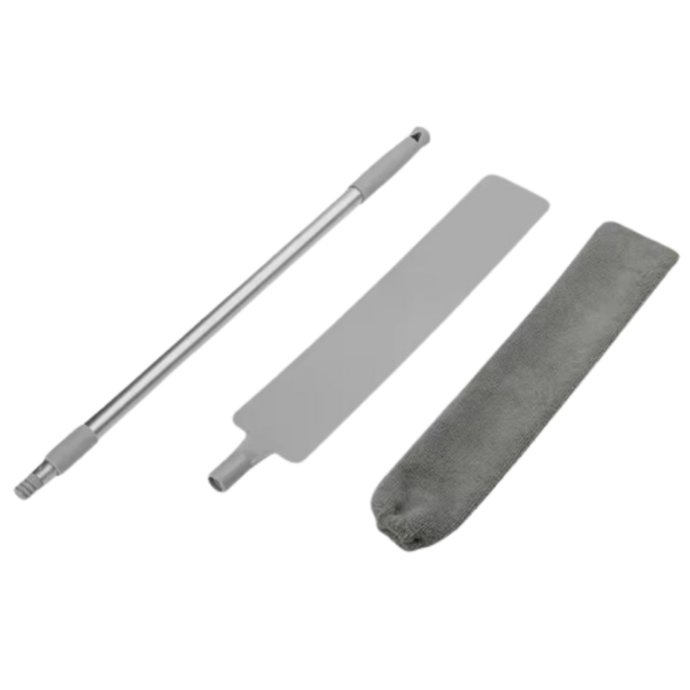 Plumero telescópico ajustable
-Set gris - Ozerty