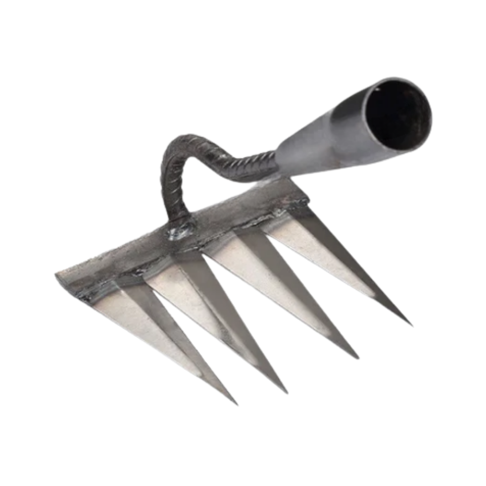 Rastrillo de césped
-4 Dientes - Ozerty