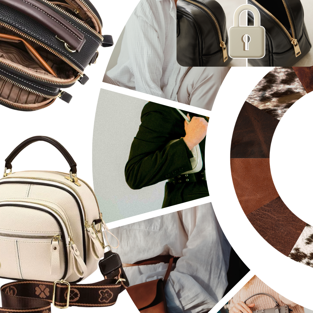 Bolso bandolera de piel vegana - Ozerty