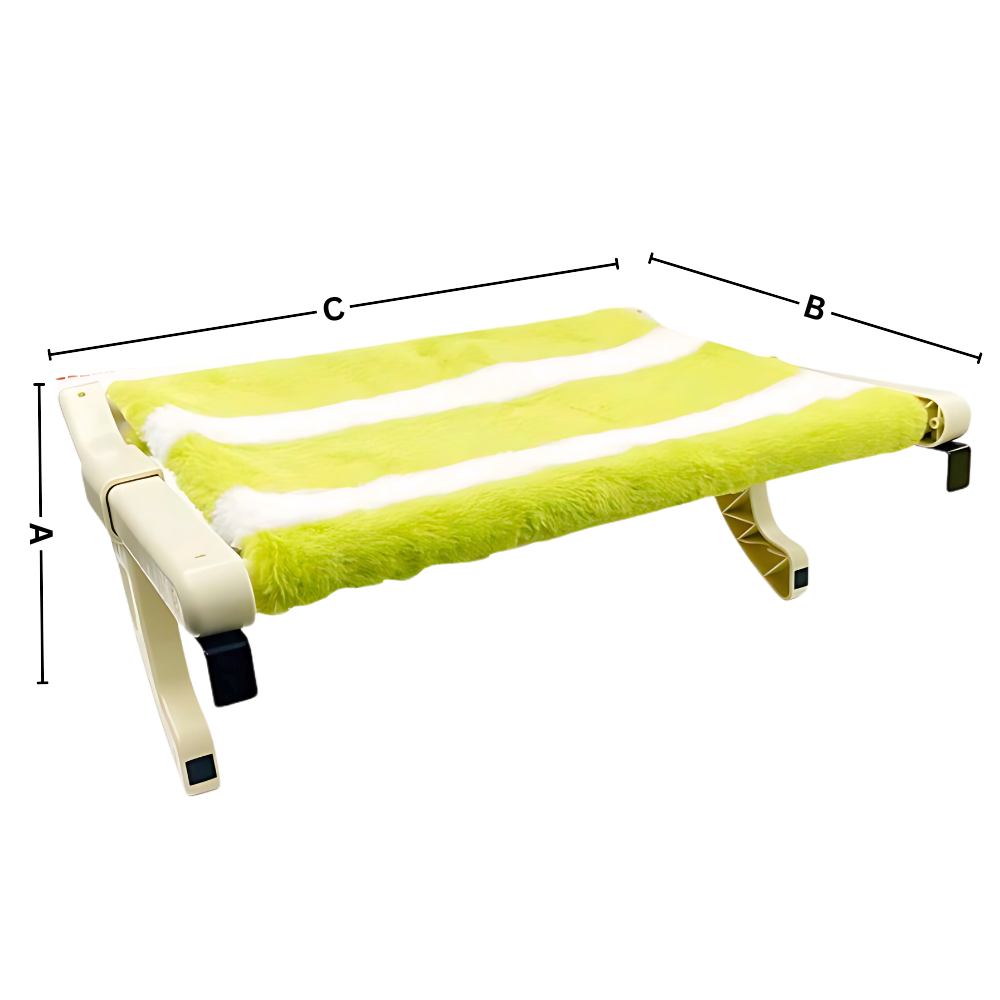 Cama para gatos adherente a ventanas sin herramientas - Ozerty