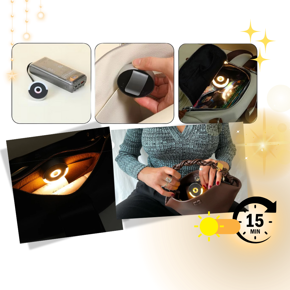 Lámpara táctil para bolsos - Ozerty