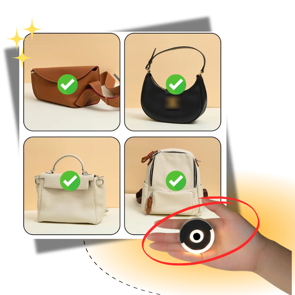 Lámpara táctil para bolsos - Ozerty
