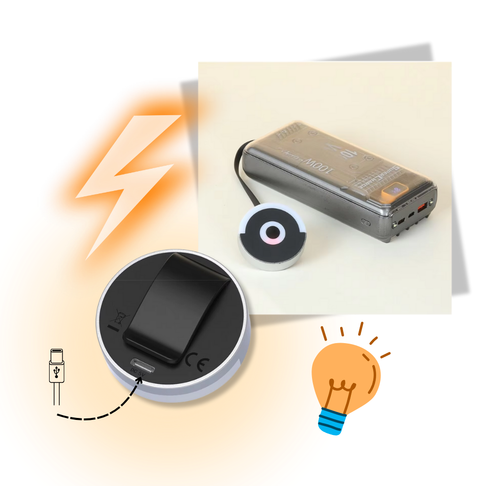 Lámpara táctil para bolsos - Ozerty