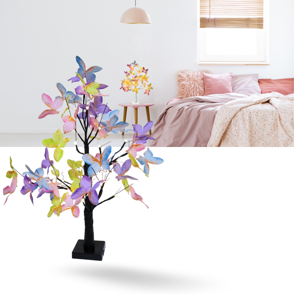 Árbol con luces pastel - Ozerty