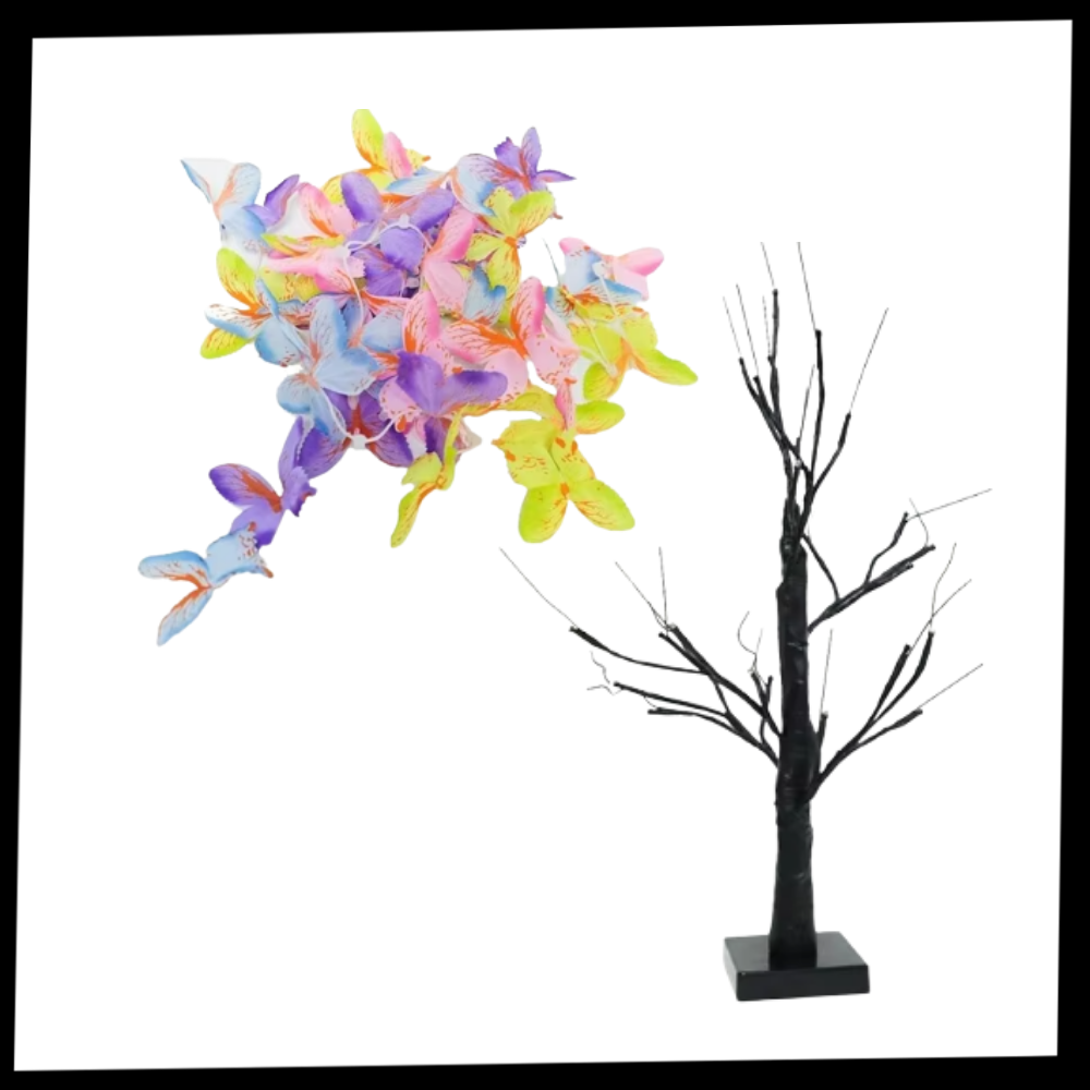 Árbol con luces pastel - Ozerty