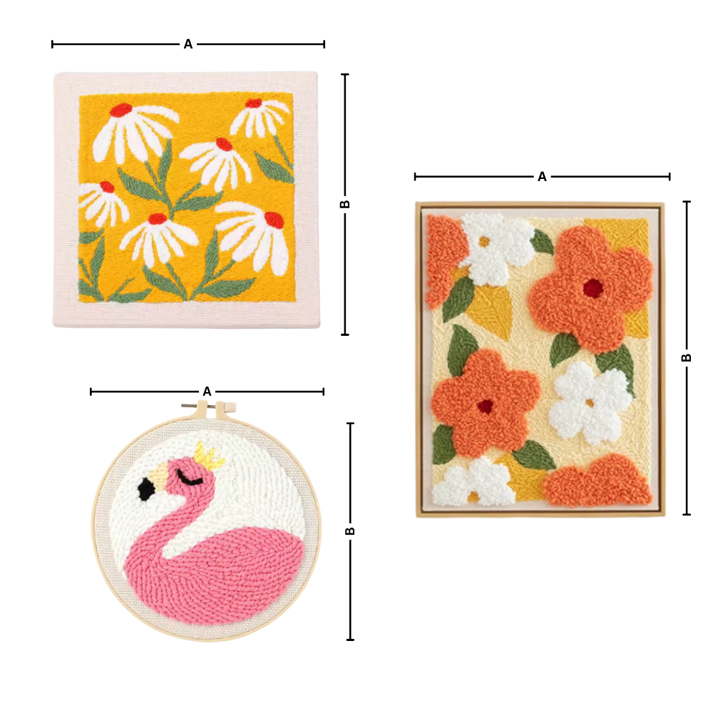 Kit de crochet con agujas e hilos - Ozerty