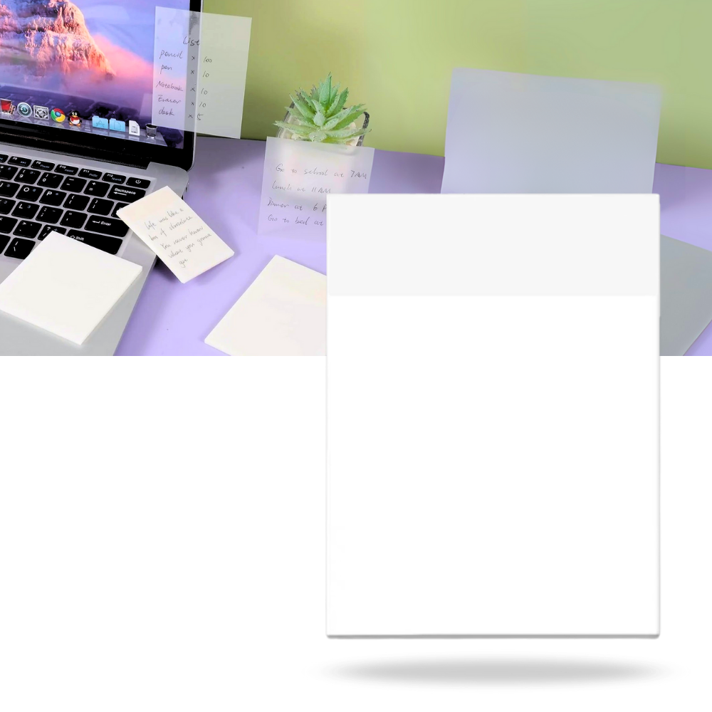 Notas adhesivas transparentes - Ozerty