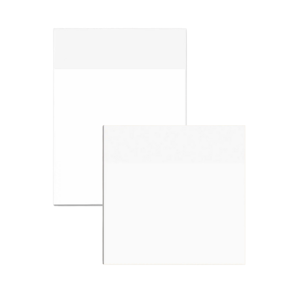 Notas adhesivas transparentes -Grande + Mediano - Ozerty