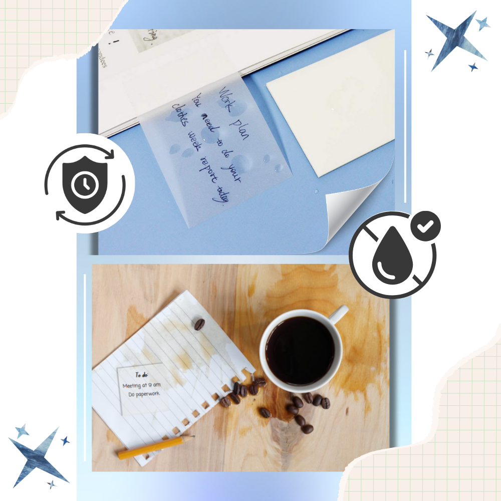 Notas adhesivas transparentes - Ozerty