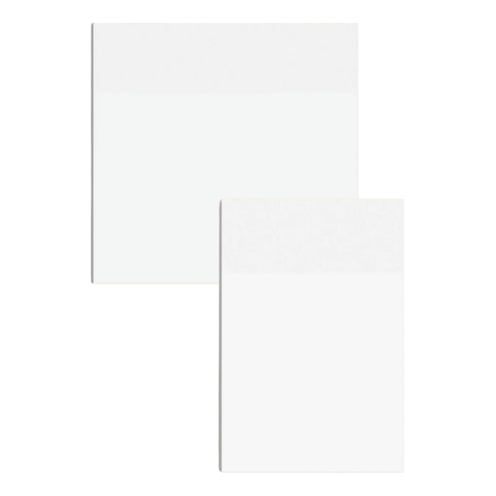 Notas adhesivas transparentes -Pequeño + Mediano - Ozerty